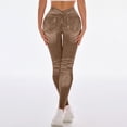 thumbnail image 7 of Celsior Compression Leggings 3D High Waisted Fitness Sport Pants 3D Anti Cellulite Leggings for Women Breathable Scrunch Butt Lifting Leggings No Curling Lift Pants Workout Yoga Pants Brown M, 7 of 7