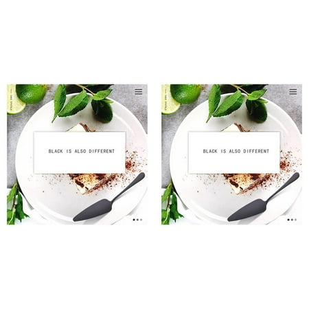 

2pcs stainless steel triangle golden toothed cake spatula cooking pizza spatula cake cheese spatula