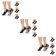 thumbnail image 1 of Guardurnaity 4 Pairs Women Socks Slippers Invisible Shopping Short Clothing Breathable Simple Accessory Sock Seamless Home Daily Thin Type1, 1 of 5