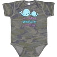 thumbnail image 3 of Inktastic My Yaya Whale-y Loves Me Boys or Girls Baby Bodysuit, 3 of 5