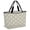 Green, Sage, Mint, Cream, variant on Beige Circle Beach Bag for Women, Large Breathable Mesh Beach Tote Bag, Geometric Aesthetics Modern Abstract Art Sandproof Lightweight Travel Bags for Vacation Picnic Swimming Pool 15.7"x15.7"x9.1"