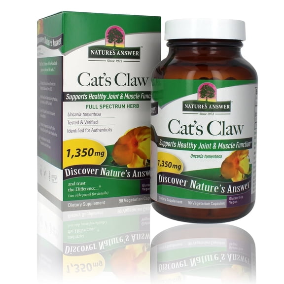 Nature's Answer Cat's Claw Inner Bark Full Spectrum Herb 90 Capsules