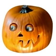 thumbnail image 1 of Halloween Pumpkin Decorations Resin Artificial Pumpkin Statue With Halloween Table Decor Novelty Pumpkin Decorations For Outdoor Porch Yard Halloween Decorations, 1 of 6