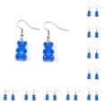 thumbnail image 2 of Sonducket Gancho para la oreja Forma de oso diario Pendiente colgante Colgante Accesorios populares Pendientes colgantes Suministro para fiestas Azul Azul 10piezas Sonducket CBP277302, 2 of 5