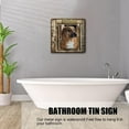 thumbnail image 3 of Nice Butt Dog Retro Tin Sign Funny Bathroom Wall Decor Metal Sign for Bathroom Home Bar Coffee Animal Sign Toilet Posters Rustic Wall Art Housewarming Gift 12x12 Inches, 3 of 6