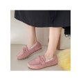 thumbnail image 5 of Oucaili Women Plush Warm Moccasin Slip On Slipper Flats Comfortable Casual Winter Outdoor Shoes, 5 of 7
