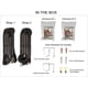 thumbnail image 4 of Organizador de tapas para colocar sobre la puerta, dos correas, con capacidad para 18 tapas, negro Fason WMZL-110, 4 of 7