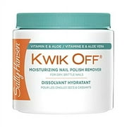 Sally Hansen Kwik Off Moisturizing Nail Polish Remover, 5.1 Oz, 2 Pack