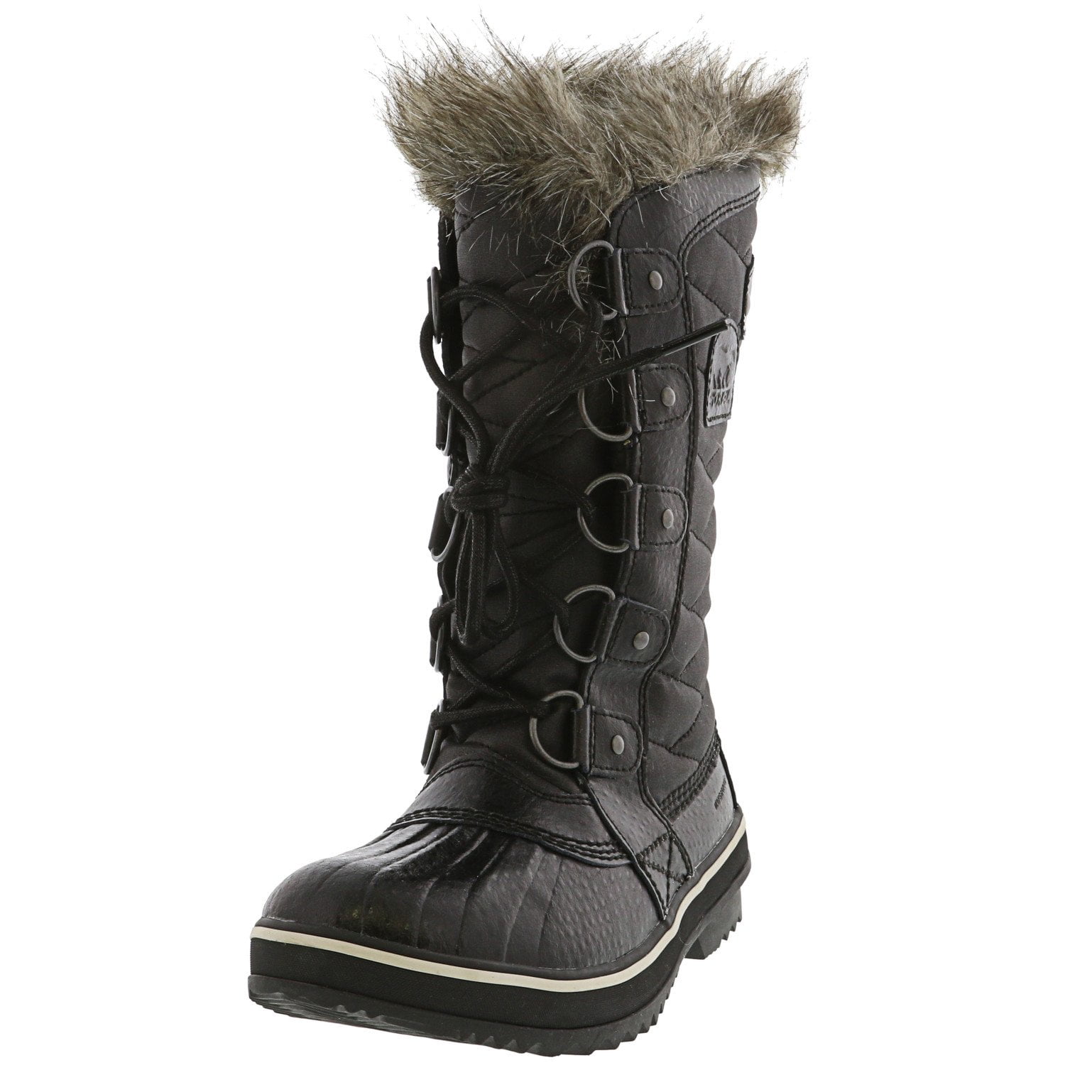 Waterproof Sorel Youth Tofino II Boot for Light Rain and Snow Black Size 7 Quarry