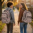 thumbnail image 3 of Psesaysky Floral Leopard Toddler Bookbag with Large Capacity Portable Outdoor Backpack, Lightweight 17 Inch School Backpack for Travel Sports Elementary, 3 of 10