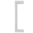 thumbnail image 5 of Cauldham Solid Stainless Steel Cabinet Hardware Square Handle Pull Brushed Satin Nickel 4" (96mm) CC - Pack of 10, 5 of 7