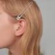 thumbnail image 4 of 12 horquillas de acero inoxidable para peluquería, accesorios para corte de pelo, minipinzas metálicas plateadas., 4 of 7