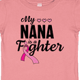 thumbnail image 4 of Inktastic Breast Cancer Awareness My Nana is a Fighter Boys or Girls Baby T-Shirt, 4 of 5