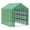 Green#5, variant on Walk-in Greenhouse for Outdoors with Roll-up Zipper Door, 18 Shelves, PE Cover & Heavy Duty Frame, Portable Plant Greenhouse 95.25" x 70.75" x 82.75", Green