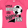 thumbnail image 4 of Inktastic Little Brother and Biggest Fan Soccer Player Boys Baby Bodysuit, 4 of 5