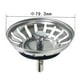 thumbnail image 5 of Stainless steel strainer basket sink drain slots drain plug for Blanco sink 79mm Dz, 5 of 5