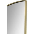thumbnail image 4 of Signature Home Collection Half Moon Glass Framed Wall Mirror - 40", 4 of 6
