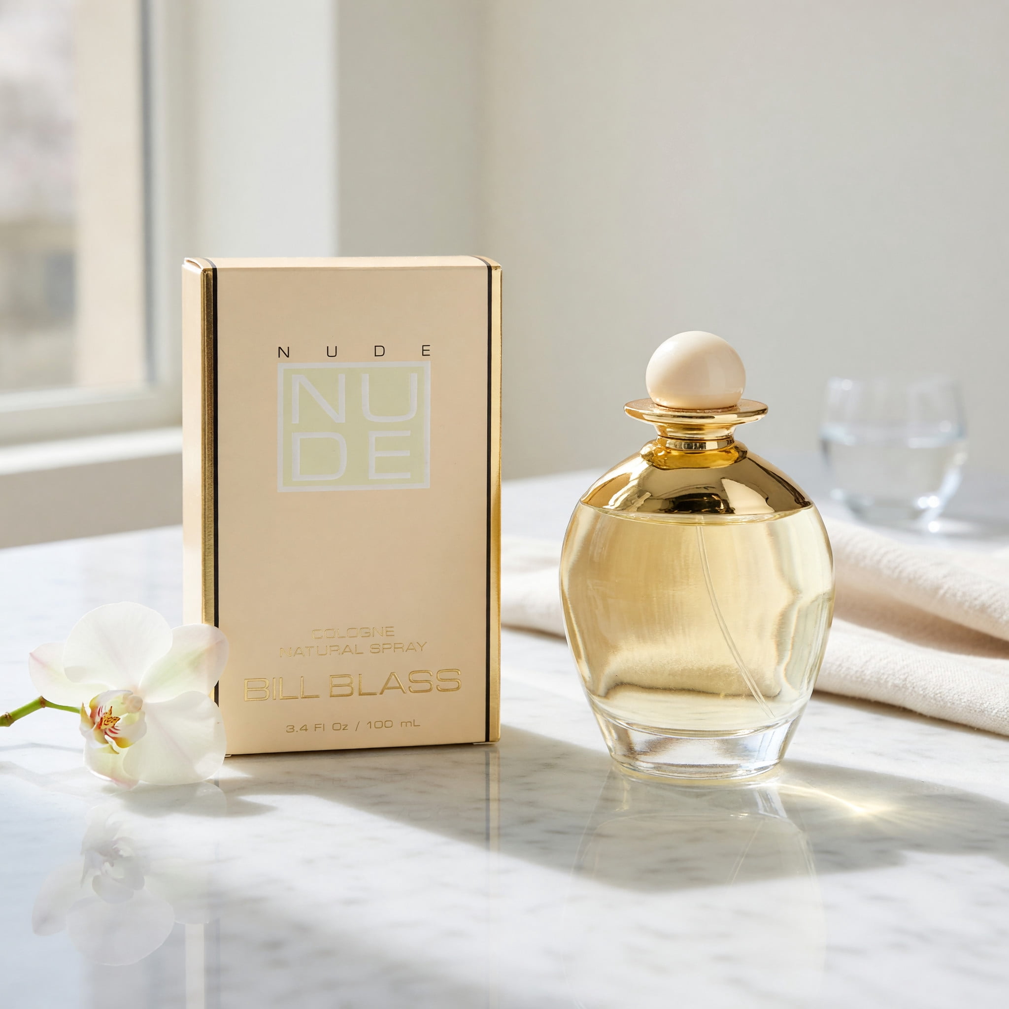 Nude by Bill Blass for Women - 3.4 oz Cologne Spray