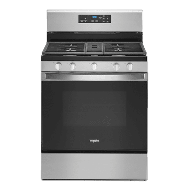 Whirlpool Wfg525s0j 30" Wide 5 Cu. Ft. Free Standing Gas Range - Heritage Stainless Steel