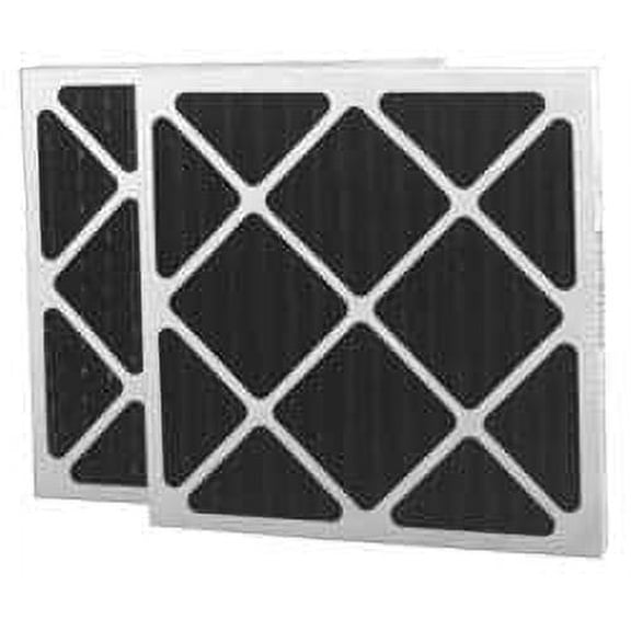 Made in USA 16" x 20" x 1", 70% Efficiency, Wire-Backed Pleated Air Filter MERV 8, Cotton/Polyester & Activated Carbon, Integrated Beverage Board Frame, 500 Max FPM, 1,115 CFM, For Any Unit