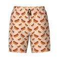 thumbnail image 4 of Lsque Mens Swim Trunks Hot Dog 2 Pattern - Bathing Suit Compression Liner - Beach Swim Shorts Swimwear - (S-3XL) - Stretch Quick Dry -Large, 4 of 9