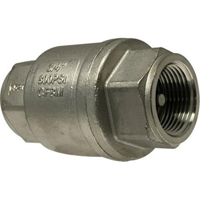 Midland Industries 949407 1.5 in. Stainless Steel In-Line Check Valve