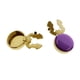 thumbnail image 2 of Gemelos Hombre Hugo Cubiertas de Botones Latón Violeta, 2 of 8