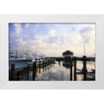 thumbnail image 3 of Alan Hausenflock 18x13 White Modern Wood Framed Wall Art Titled - Atlantic Beach Marina I, 3 of 5