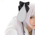 thumbnail image 4 of Pinza para el cabello Macarena Cosplay Conejo Felpa Lop Orejas Negro, 4 of 7