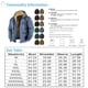 thumbnail image 2 of Men's Solid Color Flag Print Jacket Men's Spring And Autumn Casual Trend Zipper Hooded Jacket L, 2 of 3