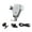 White, variant on Stable Auto LockingW1re1essCharging Phone Holder for Vehicle Vent Mount System