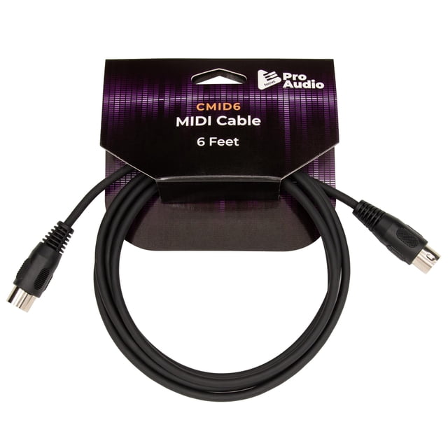 Cable MIDI FocuProAudio FPA-CMID6 de 6 pies