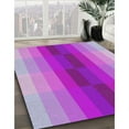 thumbnail image 2 of Ahgly Company Indoor Rectangle Patterned Violet Purple Novelty Area Rugs, 3' x 5', 2 of 6