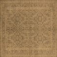 thumbnail image 1 of Ahgly Company Indoor Square Oriental Brown Industrial Area Rugs, 3' Square, 1 of 4