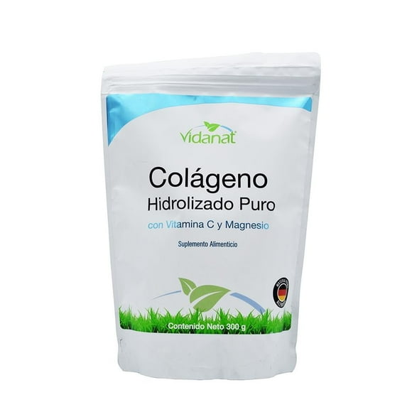 Colágeno Hidrolizado Puro Vidanat con Vitamina C y Magnesio 300 g