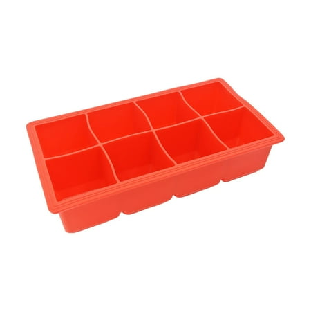 

Winco ICCT-8R Silicone Ice Cube 8 Compartments Tray 2 Cubes