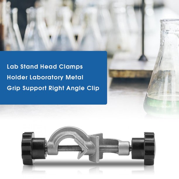 Hold Head Lab Agarre de metal, Soportes de Laboratorio Abrazaderas Abrazaderas para Soporte Soporte Soporte de Hierro para Soporte Soporte para Póster Abrazadera