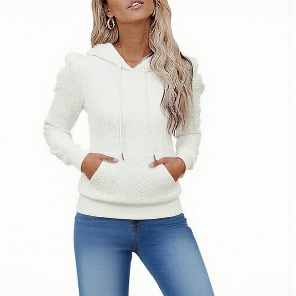 HongQid Women's Slim Fit Zip Up & Pullover Hoodie Lightweight Long Sleeve Pocket Basic Casual Sweatshirt