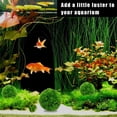 thumbnail image 4 of Plantas artificiales de acuario, bolas de algas verdes, simulación de paisaje de algas marinas, adorno de hierbas de agua para decoración de peceras, 4 of 4