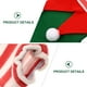 thumbnail image 2 of GOOHOCHY 4 fundas para pies de silla con diseño de elfo, decoraciones navideñas (colores surtidos), 2 of 7