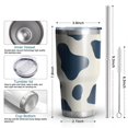 thumbnail image 6 of 30oz Cow Pattern Tumblers Stainless Steel Tumbler with Lid and Straw,Vacuum Insulated Double Wall Travel Tumbler Cups Mug with Cleaning Brush for Coffee,Tea, 6 of 7
