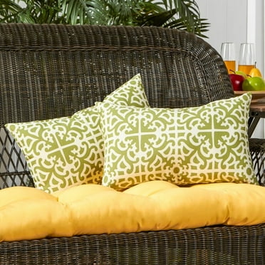 Greendale Home Fashions Outdoor Grass Lattice Accent Pillows (Set of 2)