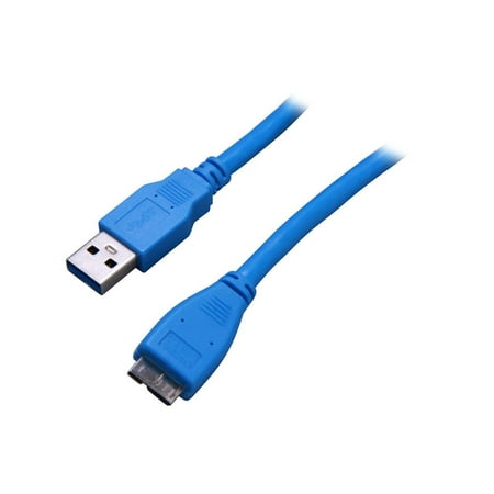 UPC: 0065030841139 | StarTech.com USB3SAUB3 Blue SuperSpeed USB 3.0 Cable A to Micro B