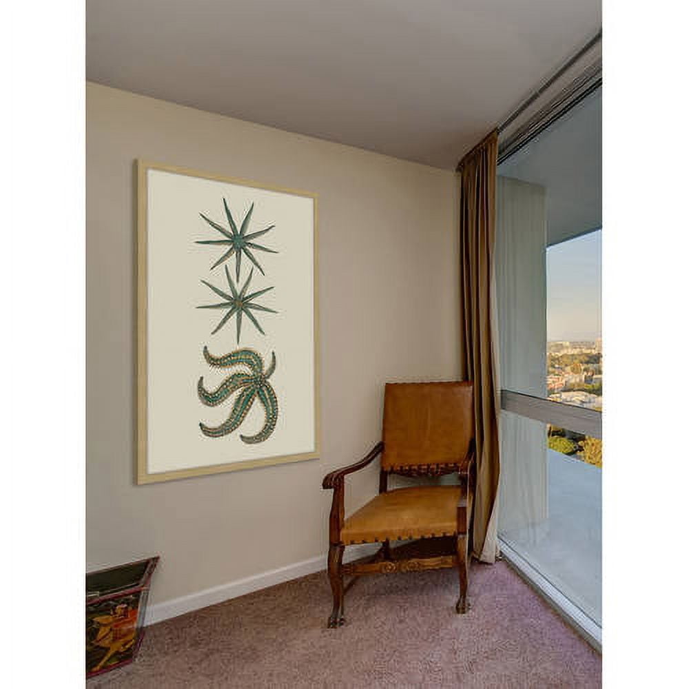 Marmont Hill "Green Starfish" Framed Painting Print