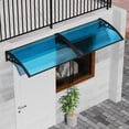 thumbnail image 3 of Sylvtty Easy-Install Window & Door Awning - 31.5"x47" Exterior Canopy, Fade-Resistant Fabric & Steel Bracket for Patio/Porch, 3 of 8
