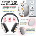 thumbnail image 2 of Protective Cover for AirPods Max Minimal Boho Seamless Flowers=12 Headphones Aesthetic Print Snap On Cases, 2 of 5