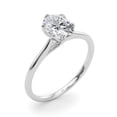 thumbnail image 3 of Amor Jewel Oval Cut 1.6 Ct Lab Created Diamond Wedding Ring - 14K White Gold Plated Engagement Ring for Women's - Diamond Wedding Ring for Women's - 23rd Wedding Anniversary Gifts Not Too Expensive, 3 of 3