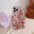thumbnail image 1 of Sanrio-fundas de teléfono con dibujos animados para iPhone, carcasa trasera de hello kitty Rosa kawaii, arena movediza, polvo brillante, para iPhone 14 13 12 11 Pro Max XR XS MAX Fivean unisex, 1 of 2
