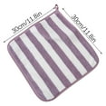 thumbnail image 3 of Dish Cloths Microfiber Stripe Dish Towels for Kitchen Super Absorbent Tea Hand Towels Soft Reusable Dish Rags for Cleaning Drying Washing Dishes 1 Pack 12x12 Inch Purple, 3 of 5