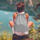 thumbnail image 4 of Mochila de nailon resistente al agua para gimnasio, compras, deportes, yoga, 4 of 8